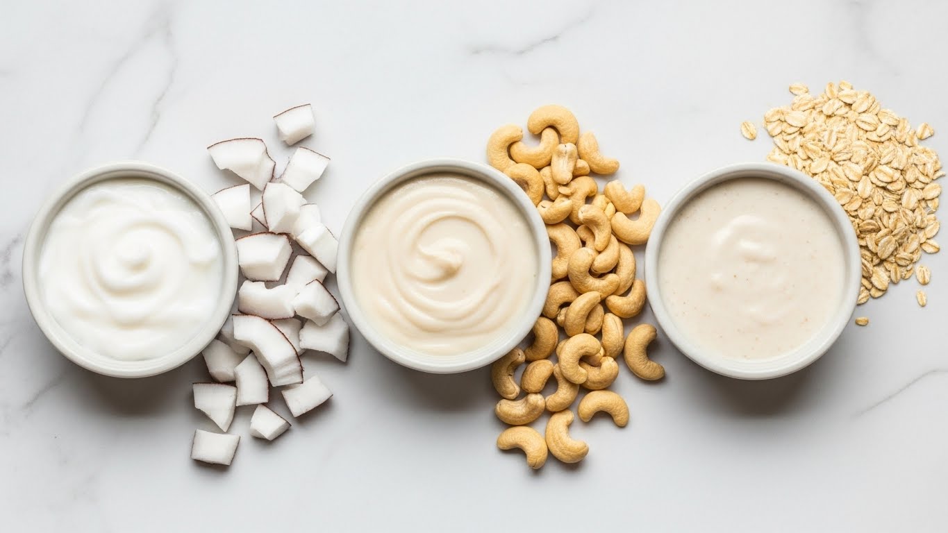 Common plant bases and ingredients