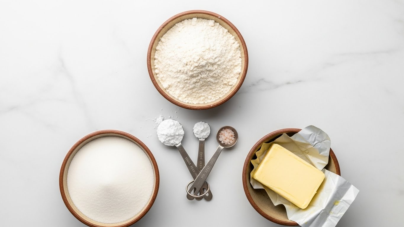 Core ingredients for most recipes